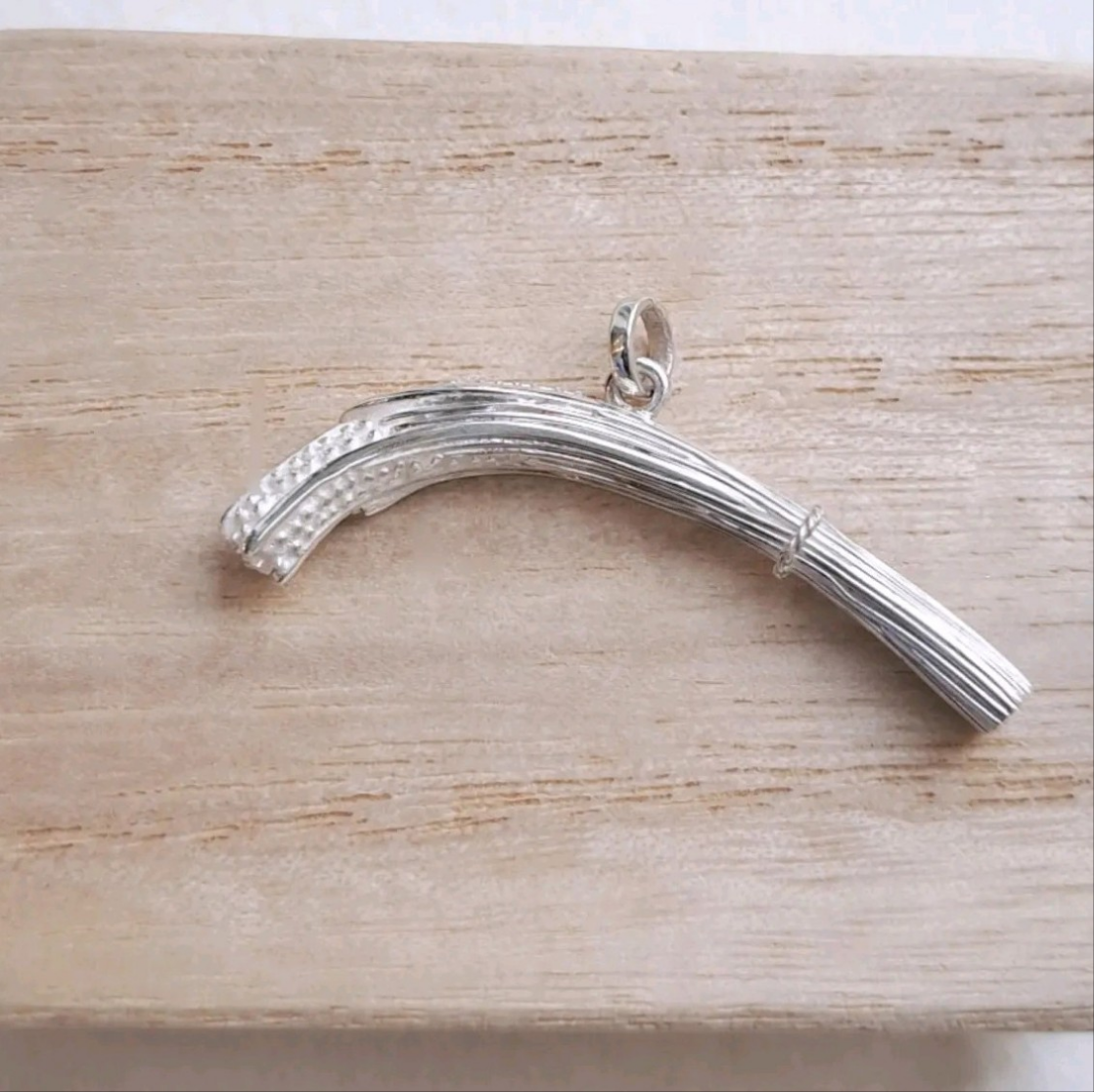 【 稲穂のペンダントトップ 】一粒万倍 稲穂 縁起物 プレゼント 稲  プレゼント お祝い メンズアクセサリー 京都