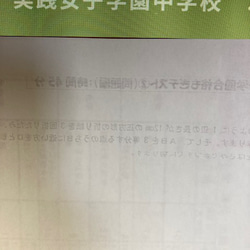 中学受験 　実践女子学園中学校　2025年新合格への算数と分析理科プリント 1枚目の画像