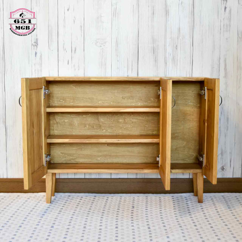 天然木　無垢材　パインキャビネット 楽天市場】キャビネット カントリー調 パイン材 Farmer 幅120cm