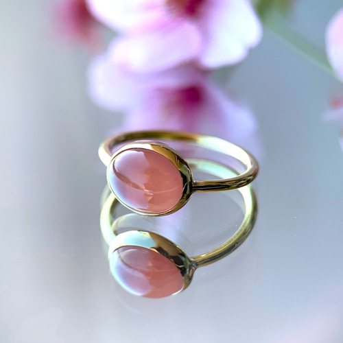 インカローズシルバーリング 受注制作】インカローズ リング（真鍮・シルバー） 指輪・リング