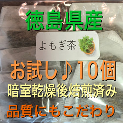 お試し♪ よもぎ茶　2g×10個　徳島県産　乾燥よもぎ　よもぎ蒸し 1枚目の画像