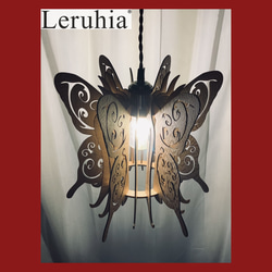 ★個性的なペンダントライト蝶型（レルヒア バタフライLW)  1灯E26 4枚目の画像