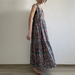 【130cm丈】Jumper dress | Navy Garden 2枚目の画像