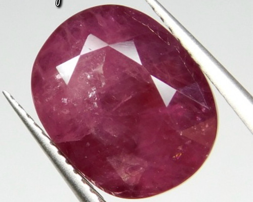 特大！5.45ct☆天然ルビー アフリカ産 コランダム オーバル