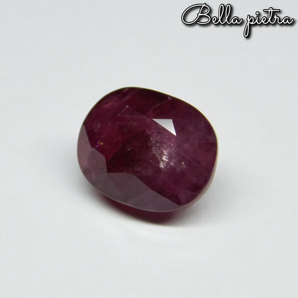 特大！5.45ct★天然ルビー アフリカ産 コランダム オーバル ルース レッド Ruby 裸石 宝石 天然石 39 6枚目の画像