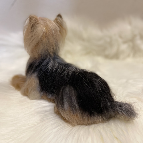 ヨーキー 羊毛フェルト momoichigo 羊毛フェルト momoichigo 通販