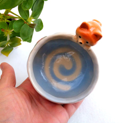 柴犬・金魚鉢マグカップ２５０ｍｌ　犬の陶器　＊受注制作 4枚目の画像