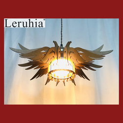 ★個性的なペンダントライト翼型『レルヒア ホークウイングSB 』1灯E26 3枚目の画像