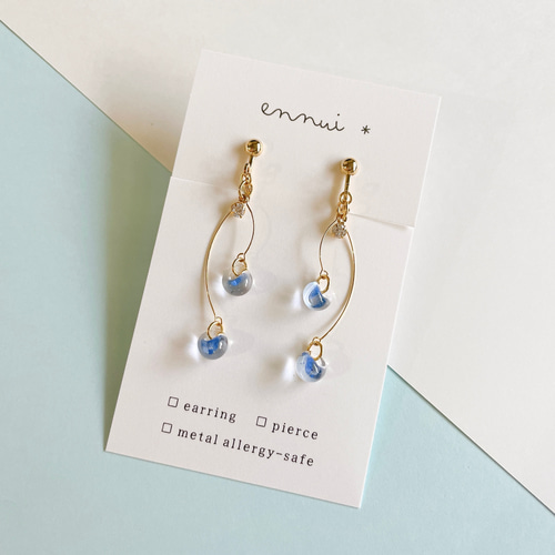 Ado「残夢」POP-UP STORE いばら ピアス イヤリング ❶ Ado - Earrings (Ado いばら タイポグラフィピアス 「Ado『残夢
