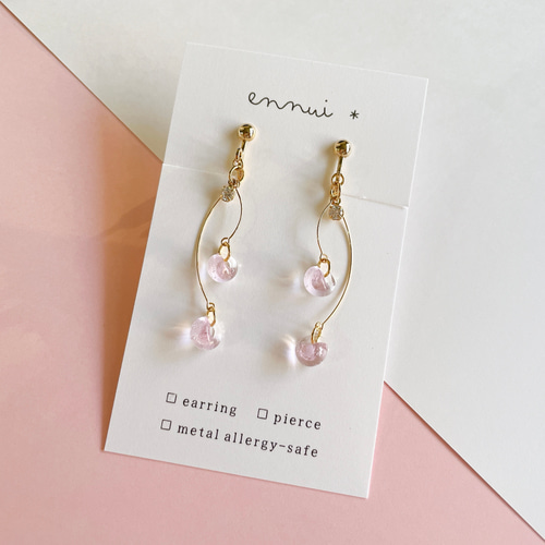 Clear crystal teardrop earrings – LoveYourBling