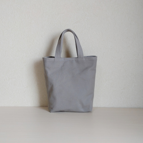 8号帆布トートバッグ(M)クールグレー×アッシュグレー みのり様専用