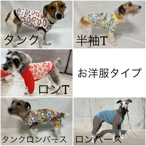 犬種別アメコミ服…ジャック/ボーダー/パピヨン/プードル