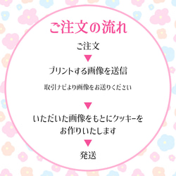 【送料無料】米粉プリントクッキー正方形６ｃｍ／５デザイン５枚セットご注文用／オリジナルのデザインが印刷できます♪ 5枚目の画像