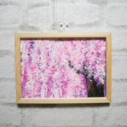 油絵 油彩 油彩画 絵 絵画【桜】 絵画 HR 通販 17503664｜Creema