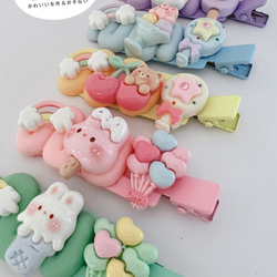 F1）1SET おうちワークショップ⌂ ホイップデコ 前髪クリップ キット