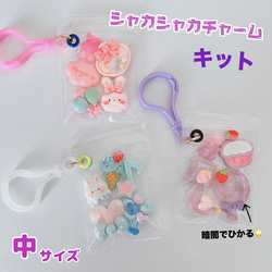 F3）サイズ中1セット おうちワークショップ⌂ 中 シャカシャカチャーム