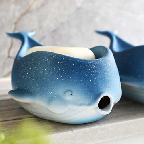 石鹸入れ クジラ かわいい クリエイティヴ セラミック 石鹸入れ クジラ かわいい クリエイティヴ セラミック クジラ形