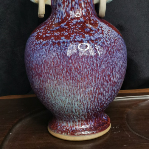 花瓶 紫 ダブルライオンイヤージュン セラミック花瓶 磁器花瓶 花瓶 紫 ダブルライオンイヤージュン セラミック花瓶 磁器花瓶