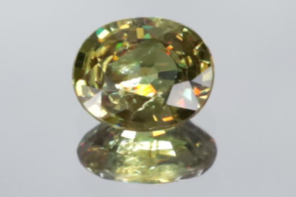 ☆綺麗なブリリアンス・ファイア☆彡 天然 デマントイドガーネット 6x5mm 0.74ct ルース【鑑済ロット】  ルー 11枚目の画像