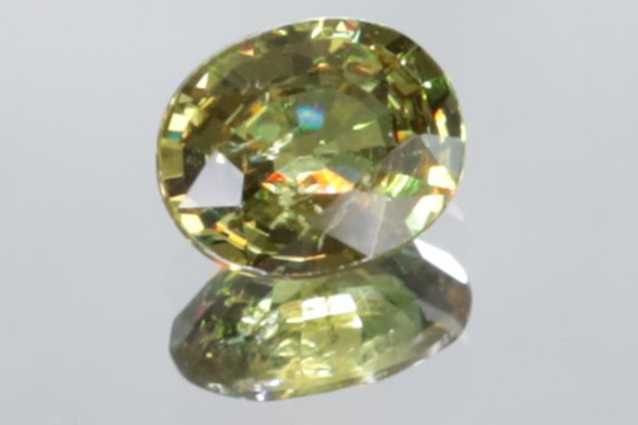 ☆綺麗なブリリアンス・ファイア☆彡 天然 デマントイドガーネット 6x5mm 0.74ct ルース【鑑済ロット】  ルー 10枚目の画像