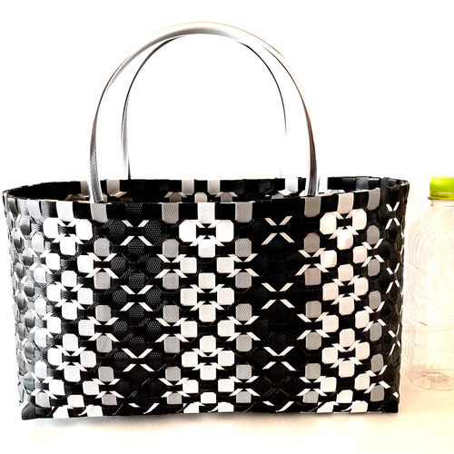 大きめプラカゴ、ppバンドバック、プラカゴバック、バック、温泉バック