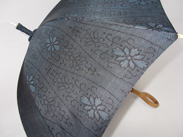 大島紬の日傘　「懐古（ノスタルジー）」 5枚目の画像