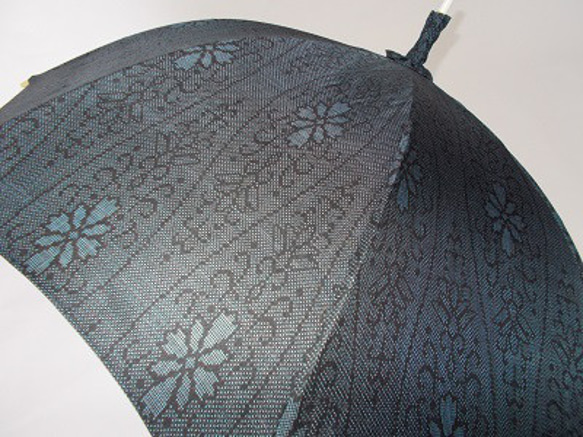 大島紬の日傘　「懐古（ノスタルジー）」 8枚目の画像