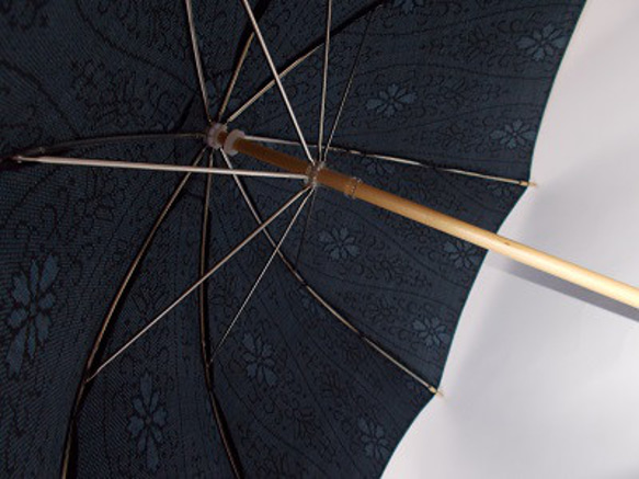 大島紬の日傘　「懐古（ノスタルジー）」 9枚目の画像