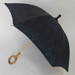 大島紬の日傘　「懐古（ノスタルジー）」 1枚目の画像