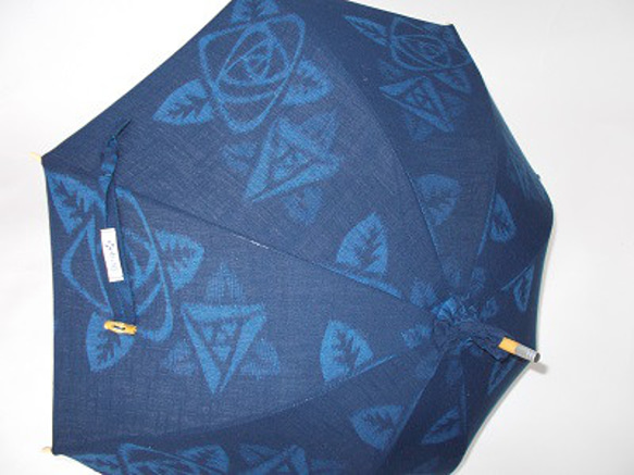 久留米絣の日傘　「聖母月」 10枚目の画像