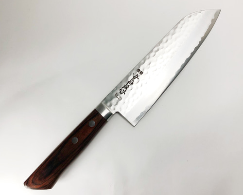 本家かね惣】三徳包丁 ステンレス鋼 VG2 170mm 鎚目仕様 包丁