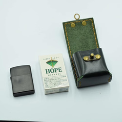 比利時 Lugateau 皮革 Short Hope &amp; zippo 保護套 第3張的照片