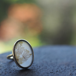 dendritic agate brass ring (shungyou) 11枚目の画像