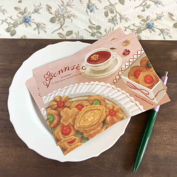 Pâtisserie Pensées mini Letter set 5枚目の画像