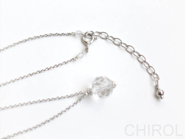 【セット販売】●  クォーツ  ネックレスとピアス ● / SV925