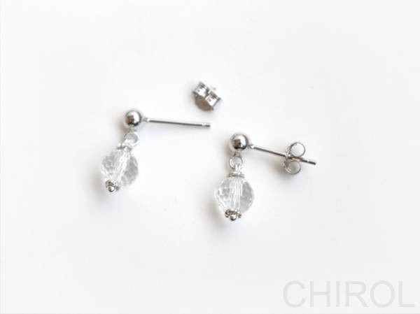 【セット販売】●  クォーツ  ネックレスとピアス ● / SV925