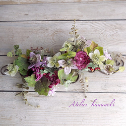 クリーム色 ラナンキュラス アートフラワー　34せたット クリーム色 ラナンキュラス アートフラワー 34せたット