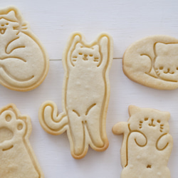 スコ座り猫（スタンプ付き）　クッキー型・クッキーカッター 3枚目の画像
