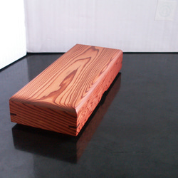 ●New屋久杉　無垢　木製　筆箱　ペンケース　小物入れ　K259 4枚目の画像