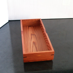 ●New屋久杉　無垢　木製　筆箱　ペンケース　小物入れ　K259 12枚目の画像