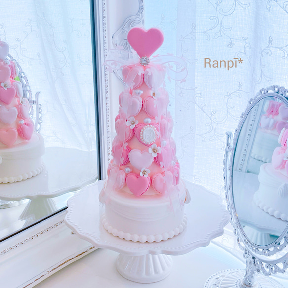 Carat⭐️ クレイケーキ*クレイクリームケーキ*ハートドリップ クレイ