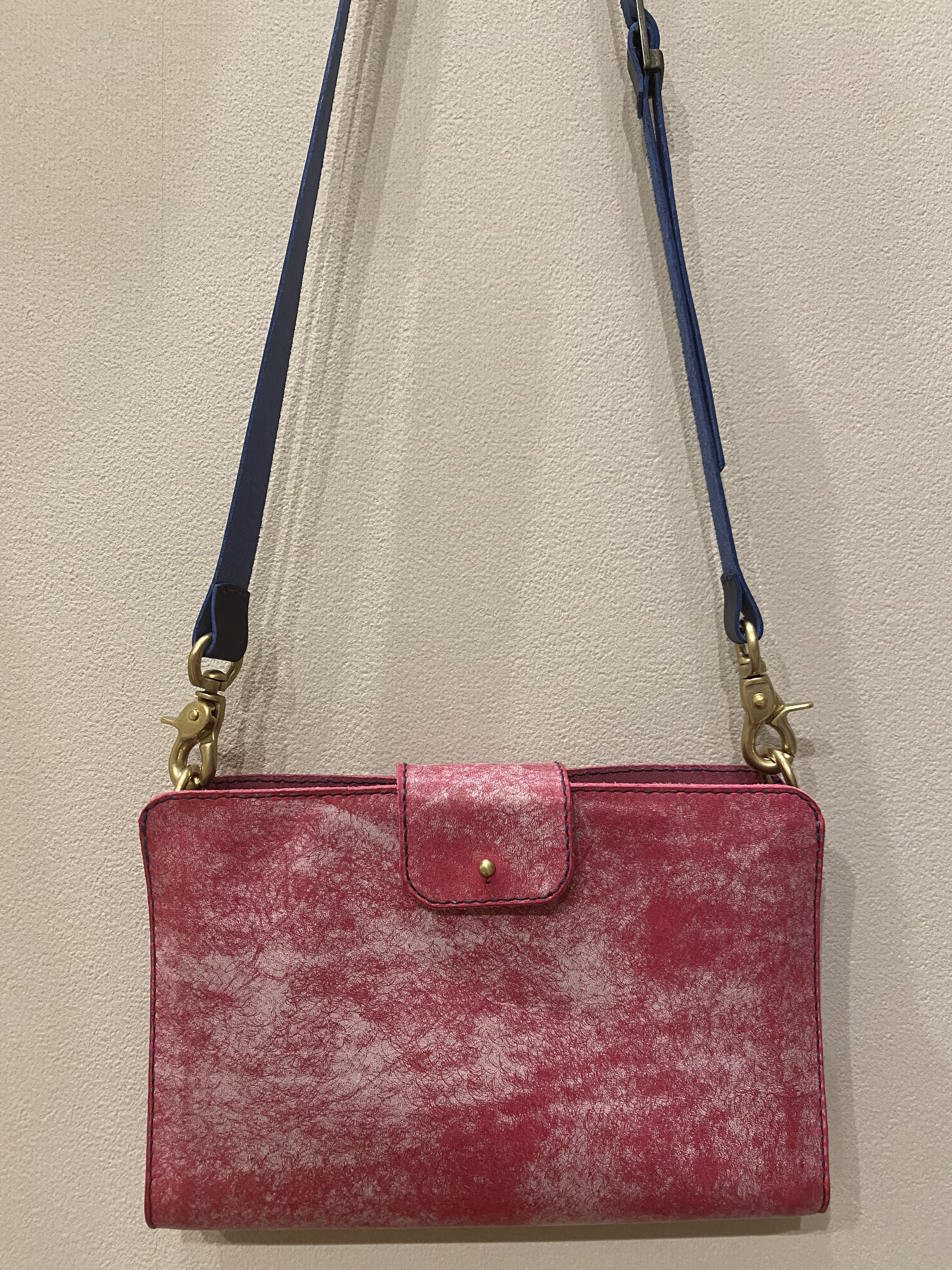 マイクロ5】システム手帳 イタリアンレザー ハンドメイド