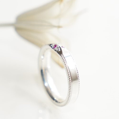 チェック柄のクッション-ダイヤのリング様 Stylishwe ダブルヘイロー クッションカット 婚約指輪