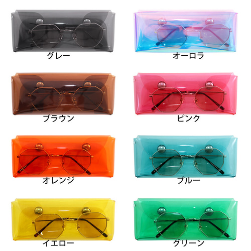 PVC横型クリアケース マグネットホック 全10色 その他ケース hawkeye