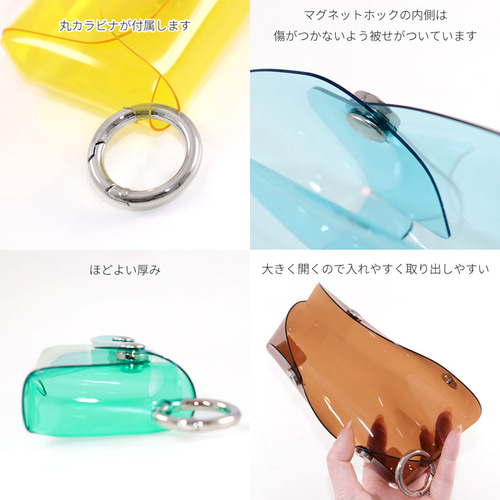 かっちゃんさま専用 xyzオリジナルケース マグネットホック PVC横型クリアケース マグネットホック 全10色 その他ケース hawkeye
