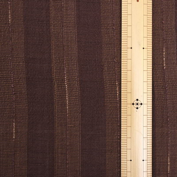 【アウトレット特価品】JTH171BRN（GS088）タイ ジョムトン織 手織りコットン生地 2枚目の画像