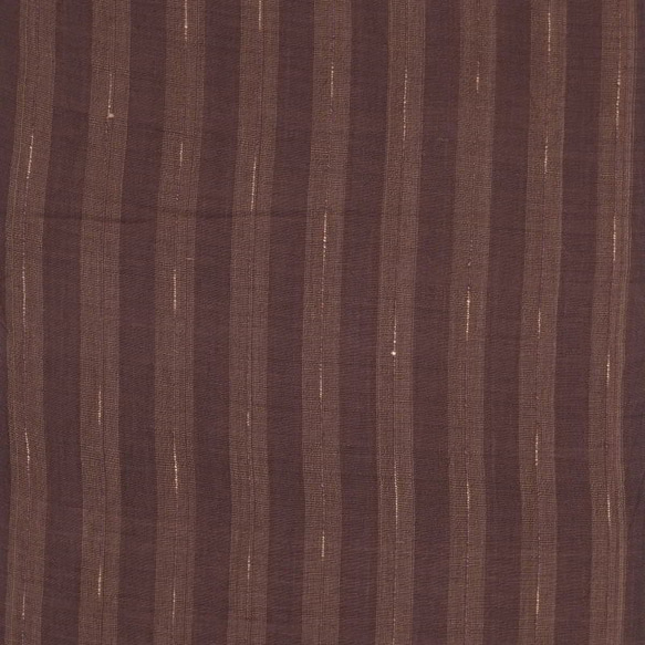 【アウトレット特価品】JTH171BRN（GS088）タイ ジョムトン織 手織りコットン生地 1枚目の画像