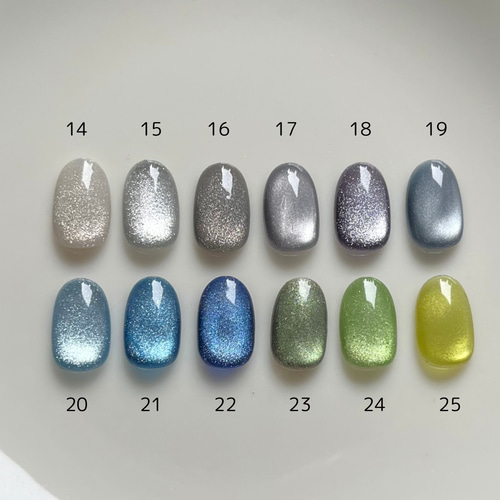 選べる」 マグネット ネイルチップ 寒色 ネイルチップ（つけ爪） iako