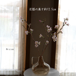（再販）枯れない 桜 彼岸桜✿クレイフラワー　NO.S3-3L 13枚目の画像