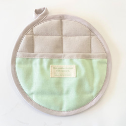 鍋敷きにもなる鍋つかみ 3枚目の画像